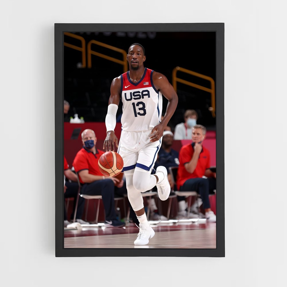 Poster Bam adebayo exceptionnel – affiche Basketball (vue 2)